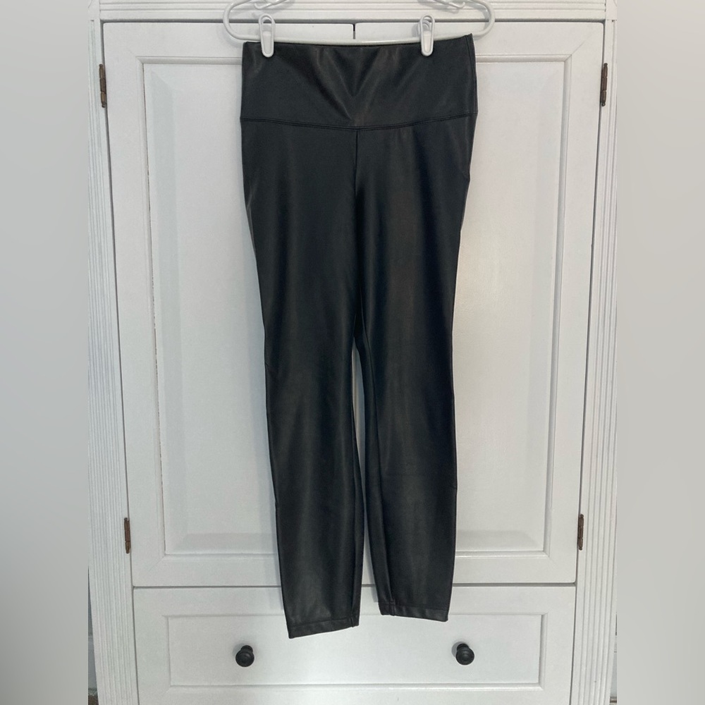 WHBM Vegan Leather Leggings Size 8